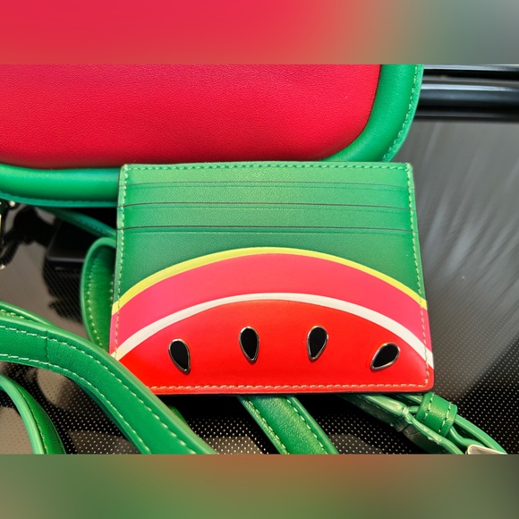 SALE New Kate Spade Watermelon Mini Crossbody and Card Holder - Picture 8 of 16